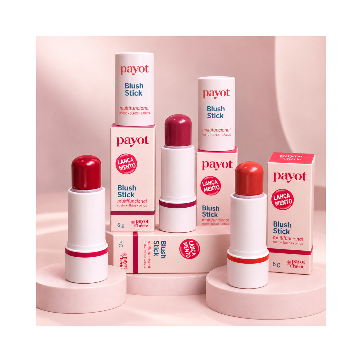 BLUSH STICK MULTIFUNCIONAL LICOR DE CEREJA 20 PAYOT 6G
