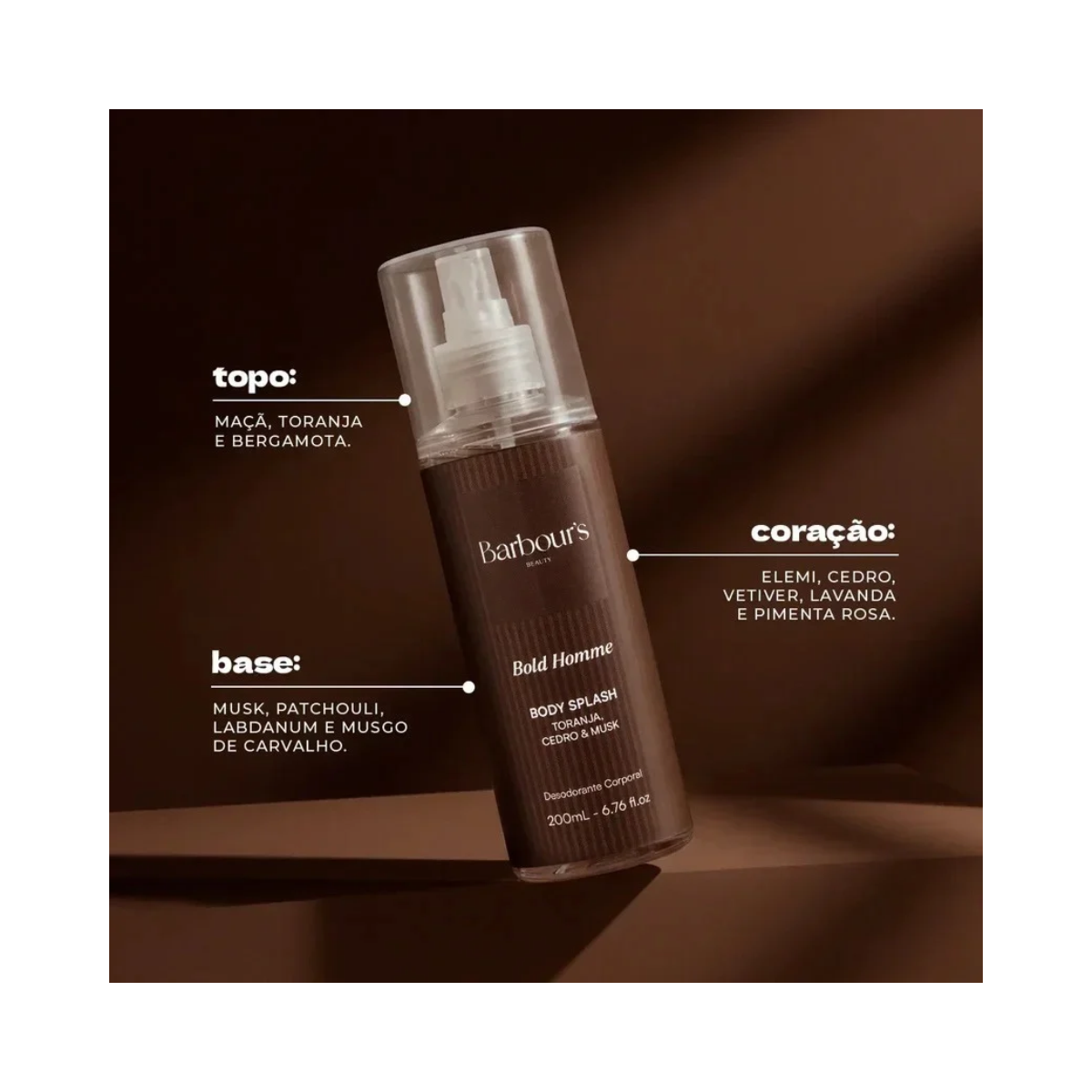 BODY SPLASH BOLD HOMME BARBOURS 200ML