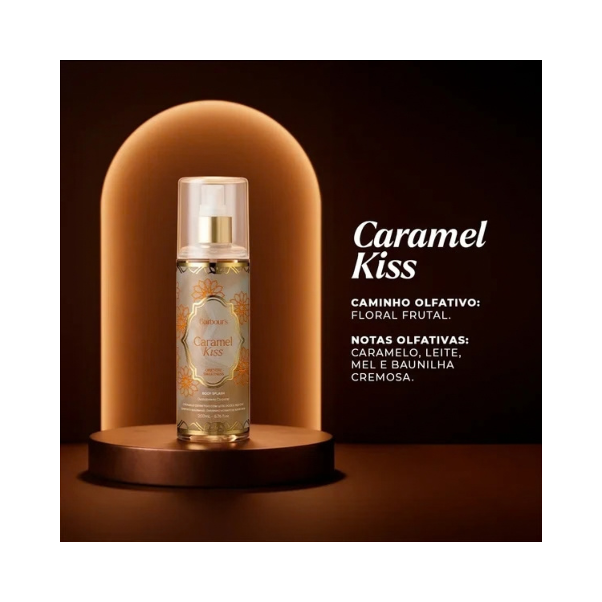 BODY SPLASH CARAMEL KISS BARBOURS 200ML