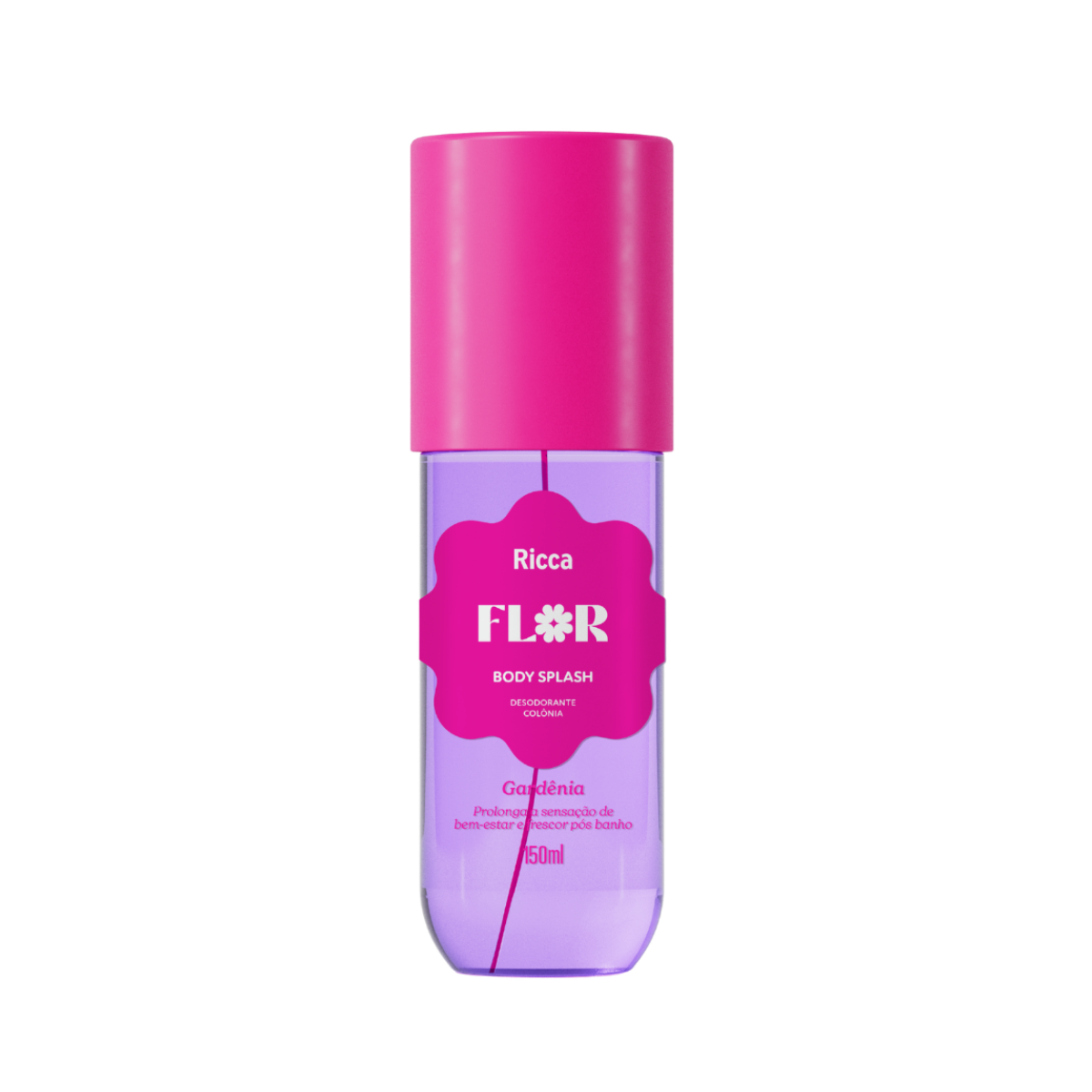 BODY SPLASH DEO COLÔNIA RICCA FLOR GARDÊNIA150ML