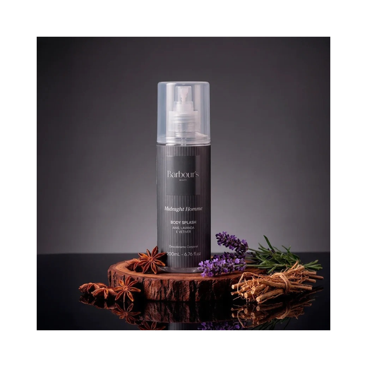 BODY SPLASH MIDNIGHT HOMME BARBOURS 200ML