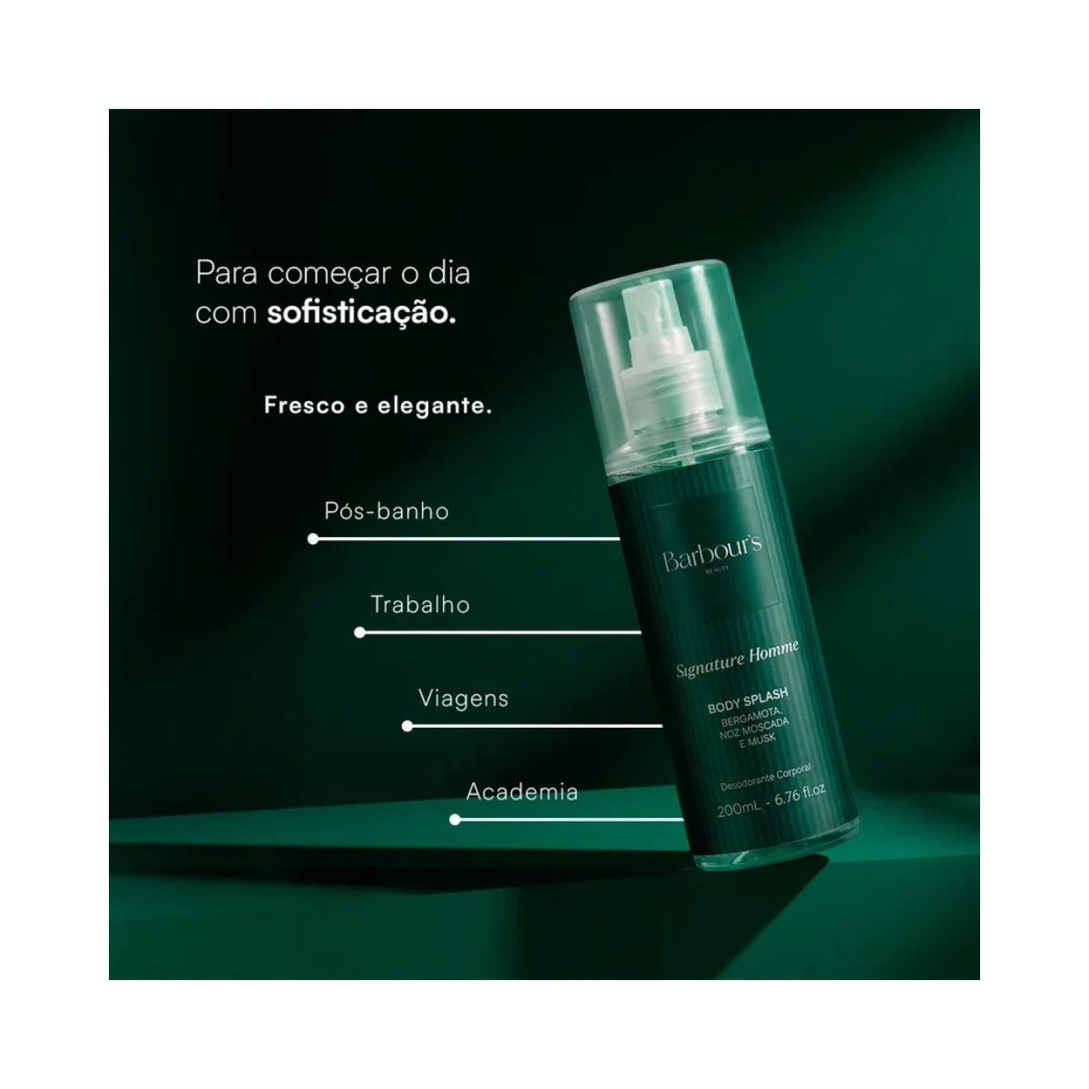 BODY SPLASH SIGNATURE HOMME BARBOURS 200ML