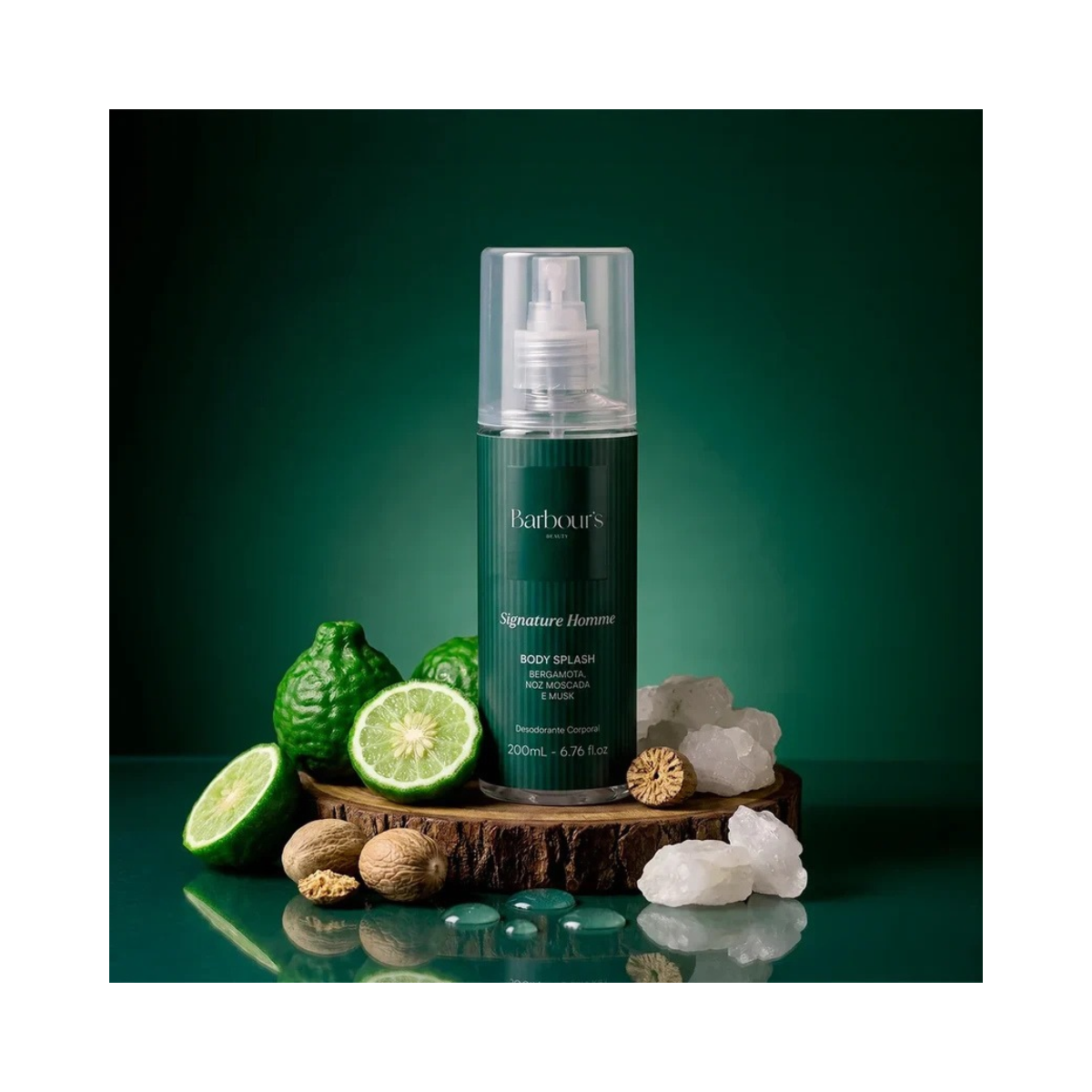 BODY SPLASH SIGNATURE HOMME BARBOURS 200ML