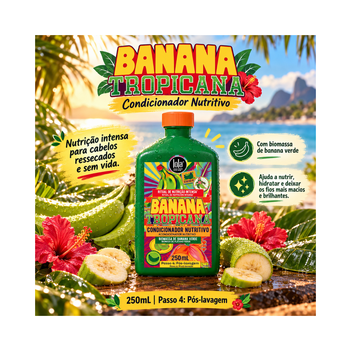 CONDICIONADOR BANANA TROPICANA LOLA COSMETICS 250G