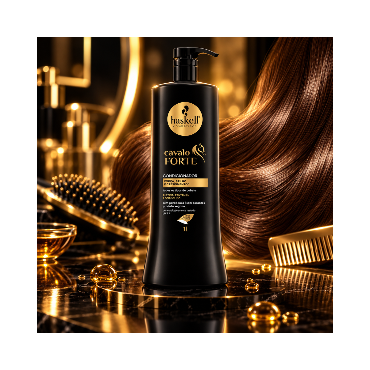 CONDICIONADOR CAVALO FORTE HASKELL 1L