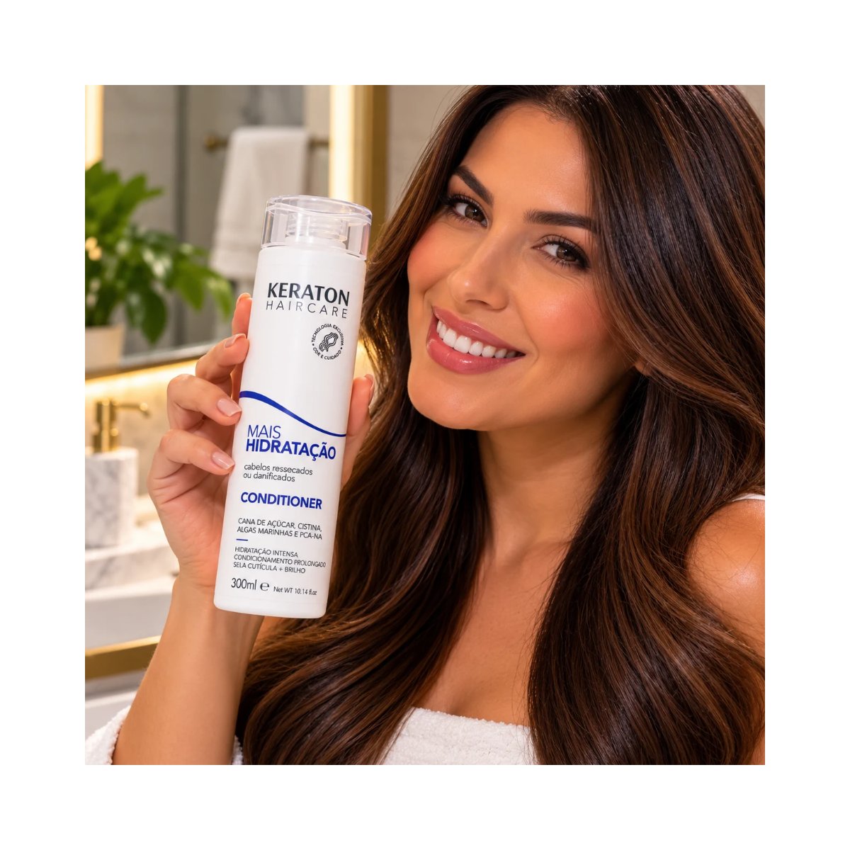 CONDICIONADOR KERATON MAIS NUTRIÇÃO KERT 300ML