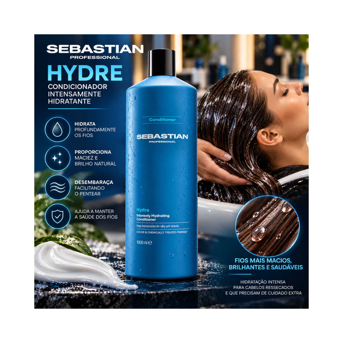 CONDICIONADOR WELLA SEBASTIAN HYDRE 1L