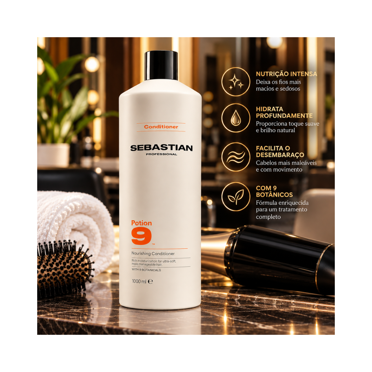 CONDICIONADOR WELLA SEBASTIAN POTION 9 1000ML