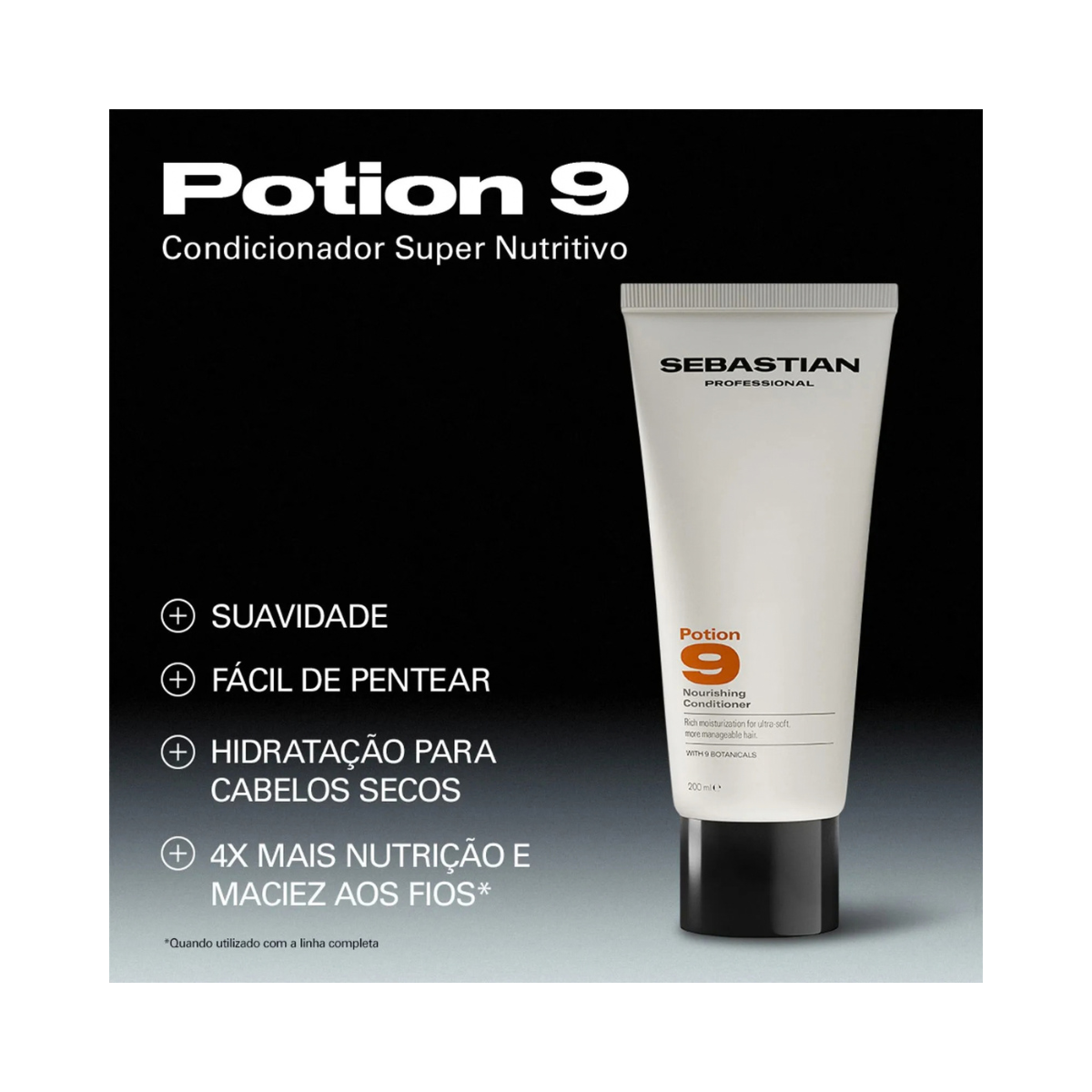 CONDICIONADOR WELLA SEBASTIAN POTION 9 200ML