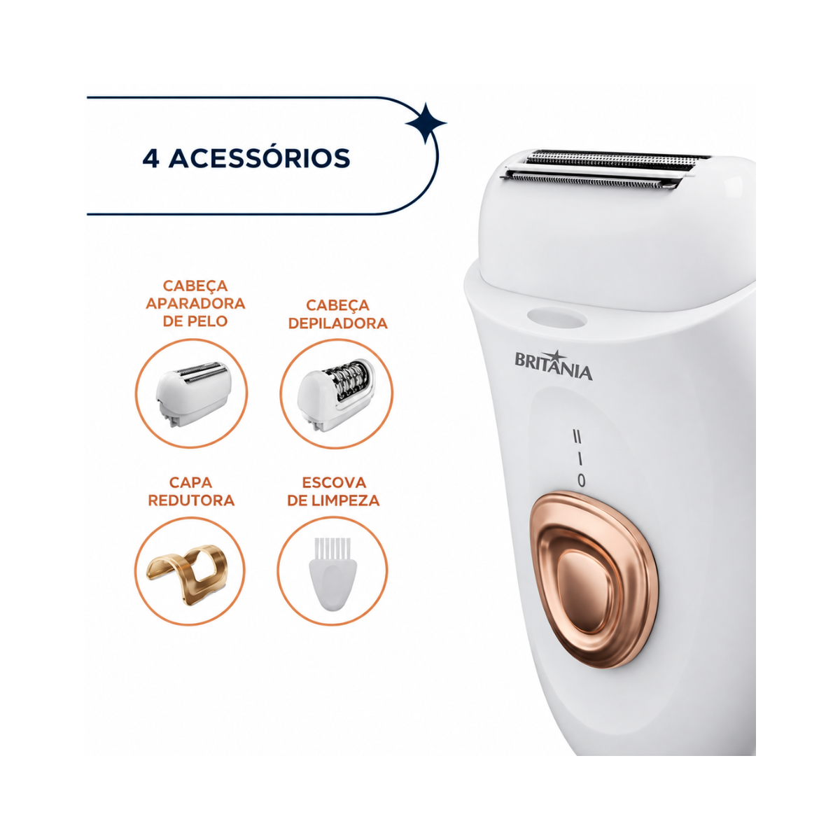 DEPILADOR BRITÂNIA BDP04 BIVOLT