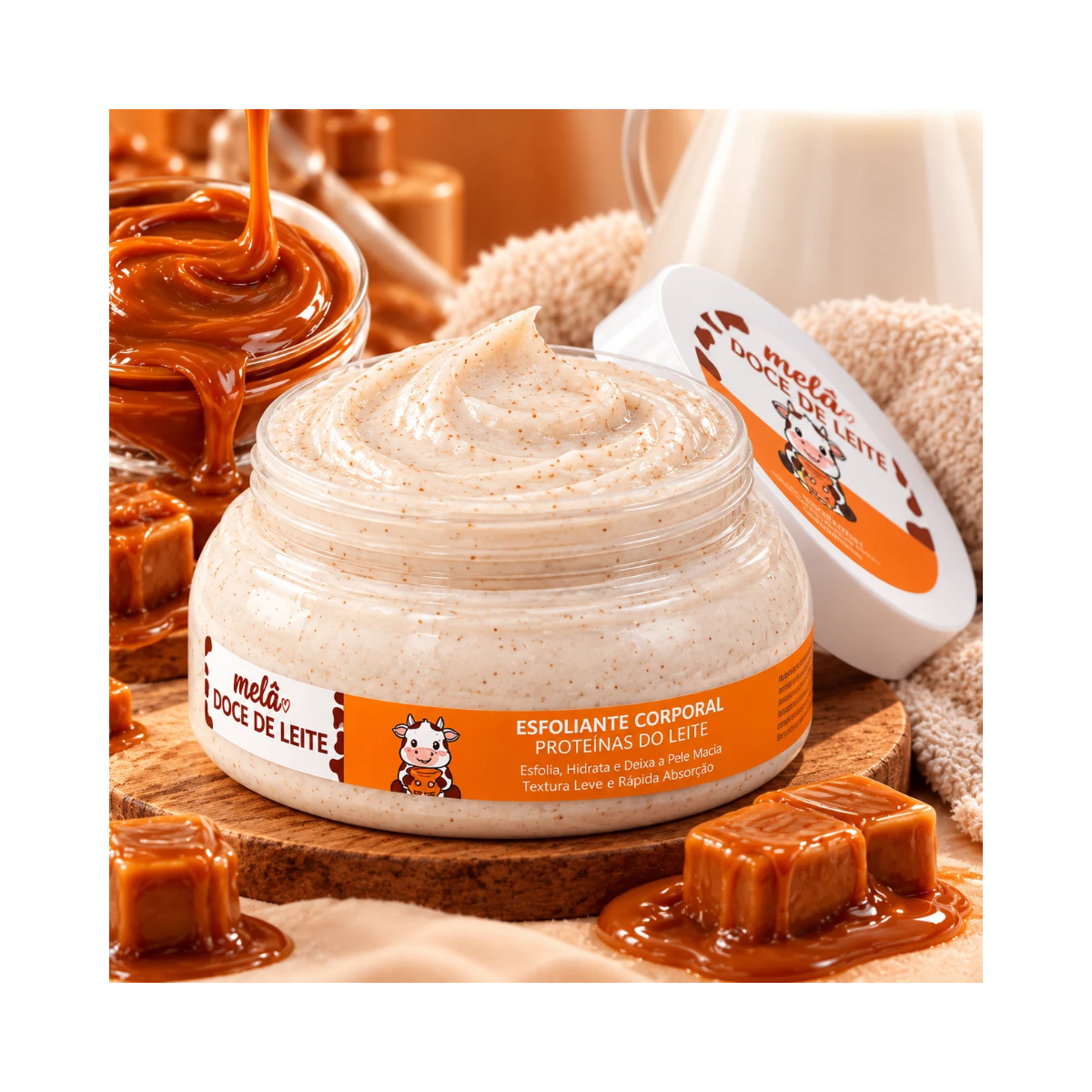 ESFOLIANTE CORPORAL DOCE DE LEITE NELÔ 200G