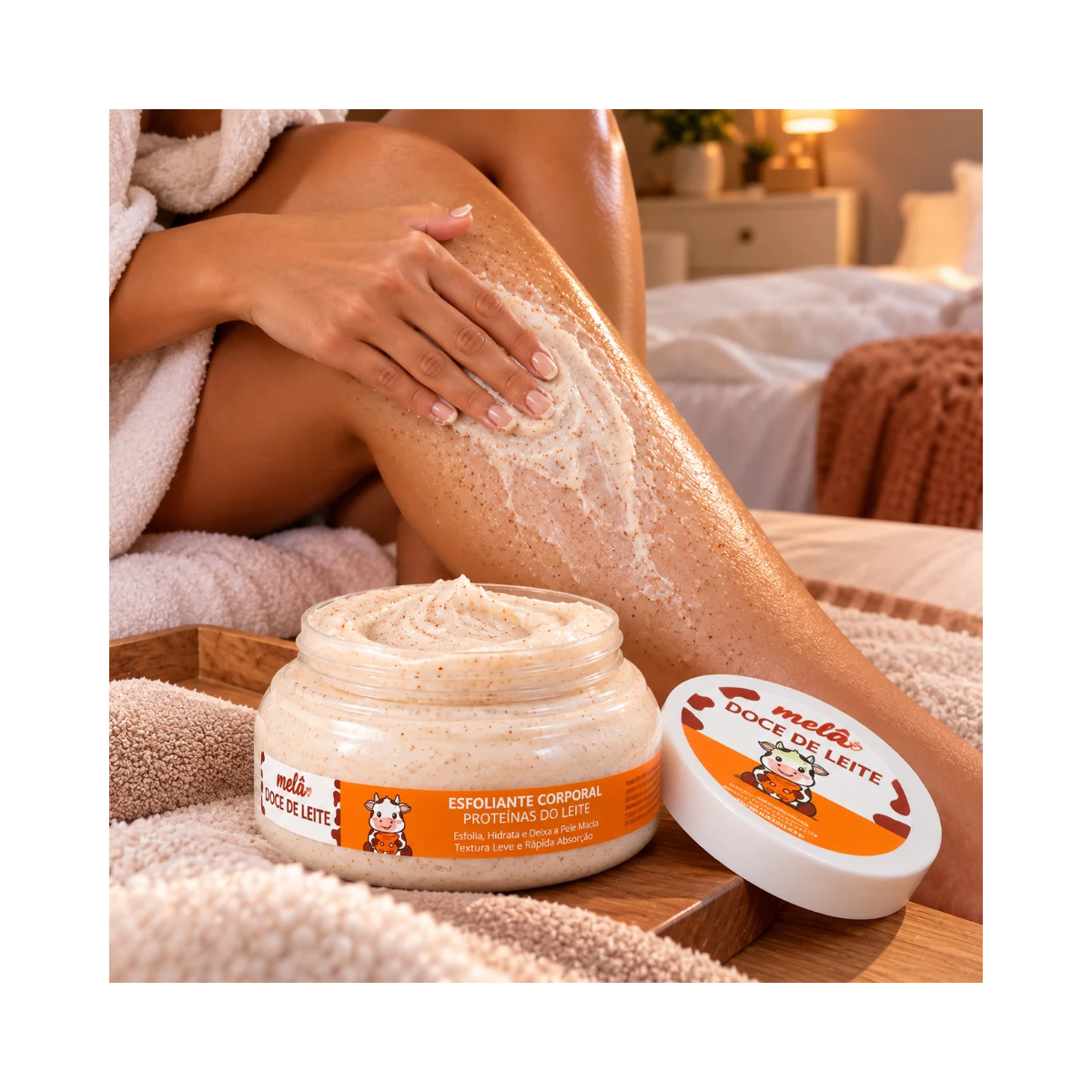 ESFOLIANTE CORPORAL DOCE DE LEITE NELÔ 200G