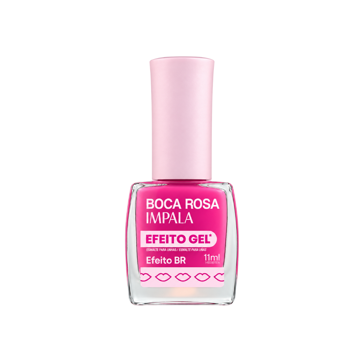 ESMALTE BOCA ROSA EFEITO GEL CREMOSO EFEITO BR IMPALA 11ML