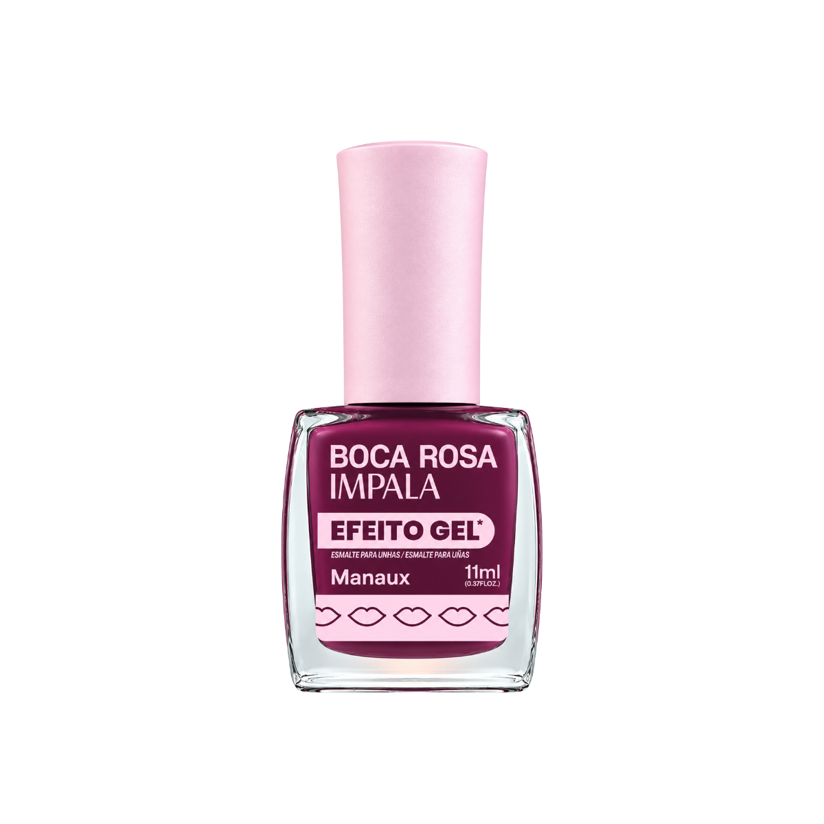 ESMALTE BOCA ROSA EFEITO GEL CREMOSO MANAUX IMPALA 11ML