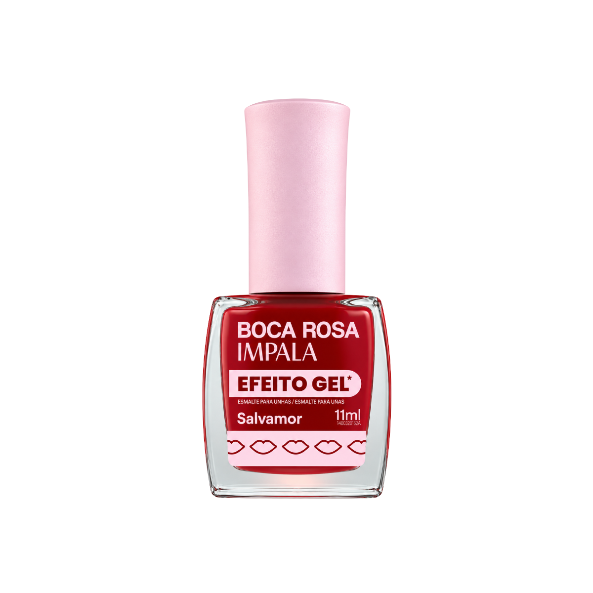 ESMALTE BOCA ROSA EFEITO GEL CREMOSO SALVAMOR IMPALA 11ML