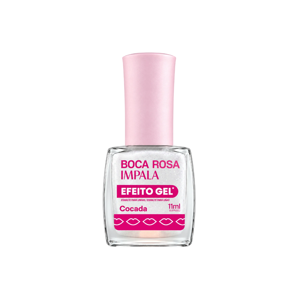 ESMALTE BOCA ROSA EFEITO GEL SUAVE COBERTURA COCADA IMPALA 11ML