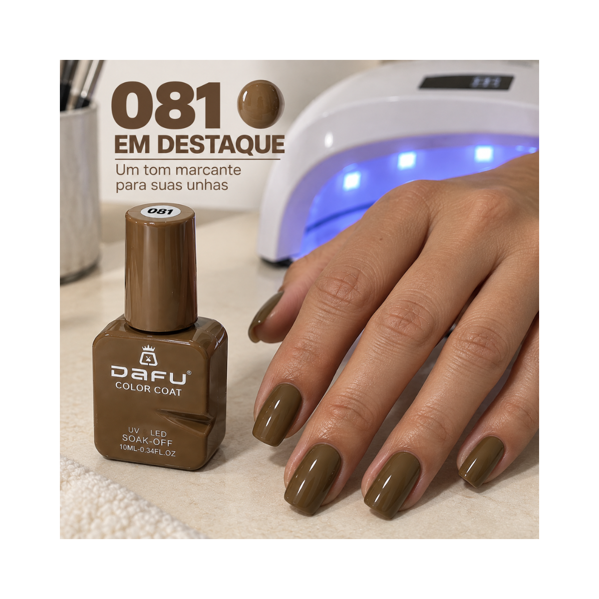 ESMALTE COLOR COAT 081 DAFU 10ML DF-EM98