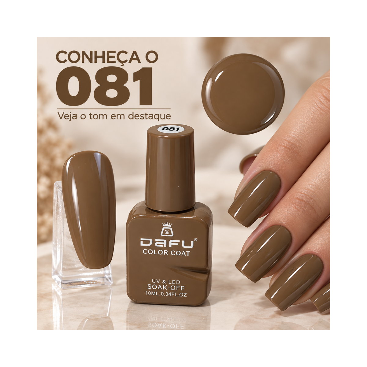 ESMALTE COLOR COAT 081 DAFU 10ML DF-EM98