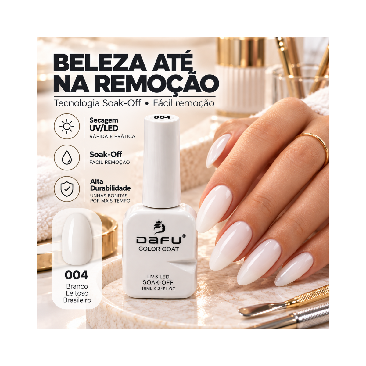 ESMALTE COLOR COAT M004 DAFU 10ML DF-EM98