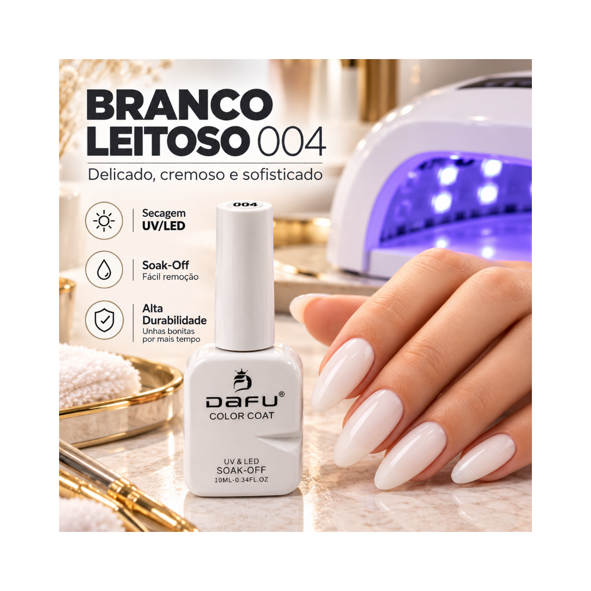 ESMALTE COLOR COAT M004 DAFU 10ML DF-EM98