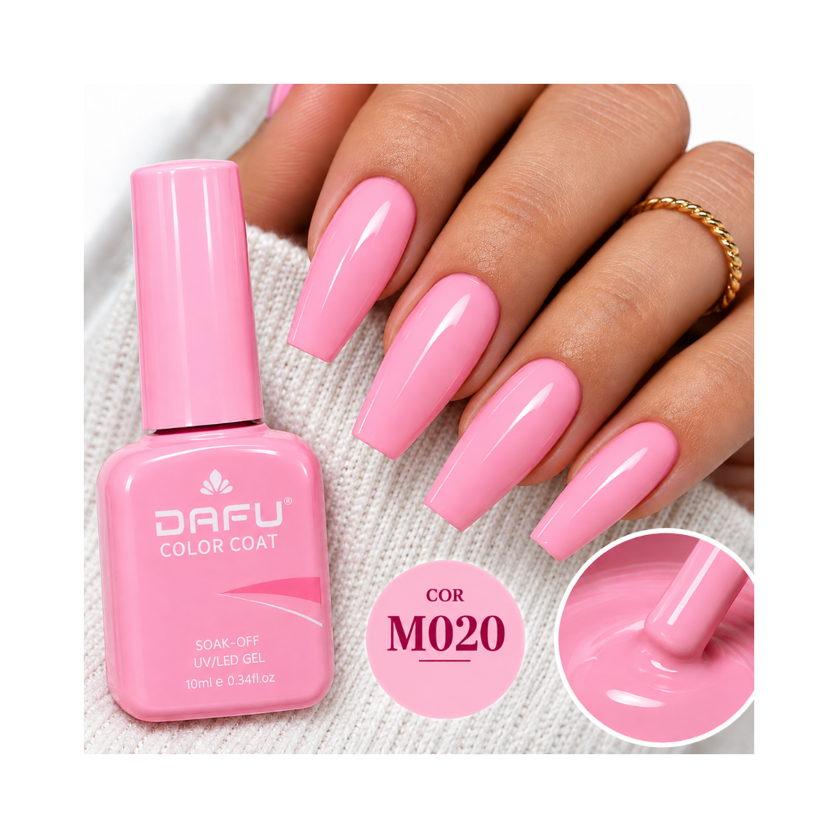 ESMALTE COLOR COAT M020 DAFU 10ML DF-EM98
