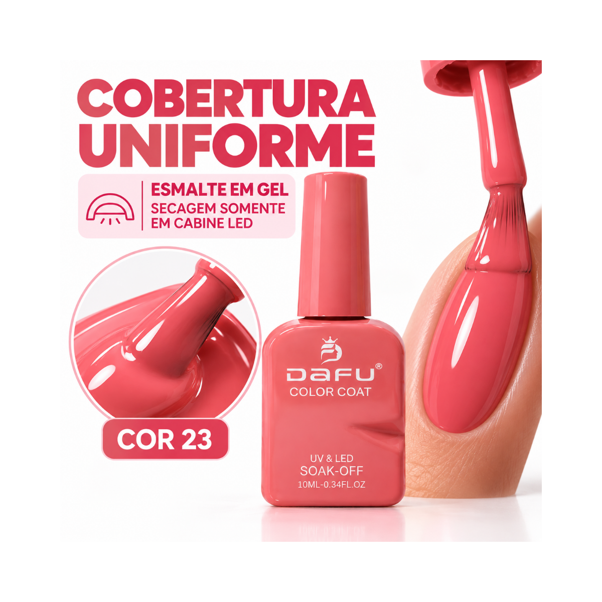 ESMALTE COLOR COAT M023 DAFU 10ML DF-EM98