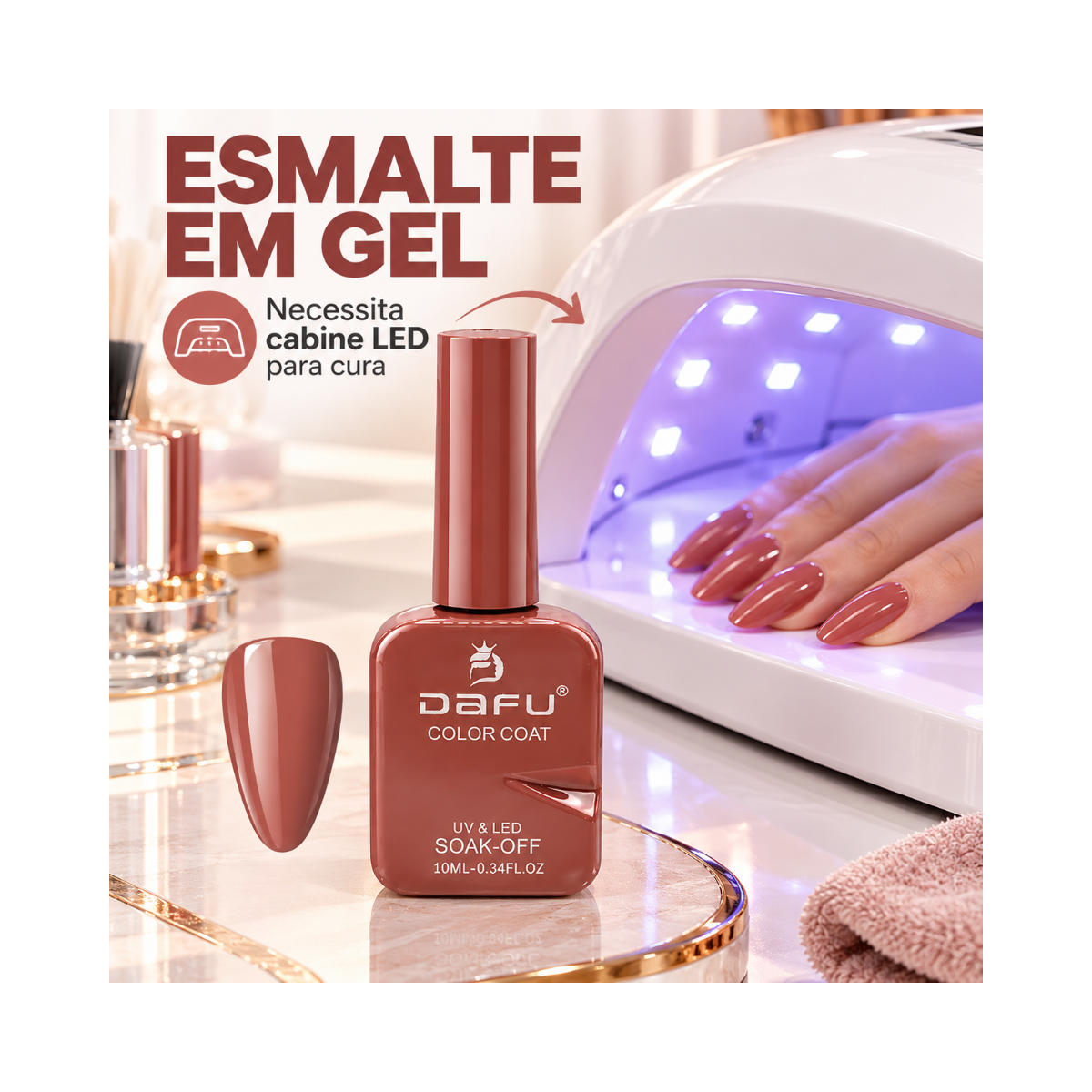 ESMALTE COLOR COAT M080 DAFU 10ML DF-EM98