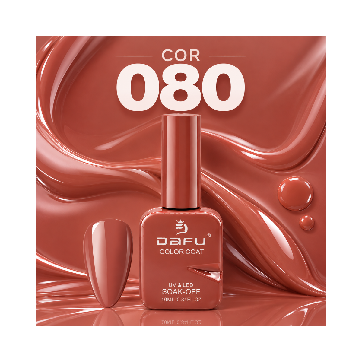 ESMALTE COLOR COAT M080 DAFU 10ML DF-EM98