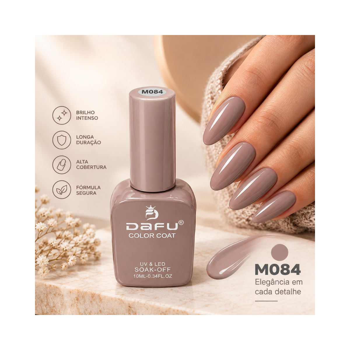 ESMALTE COLOR COAT M084 DAFU 10ML DF-EM98