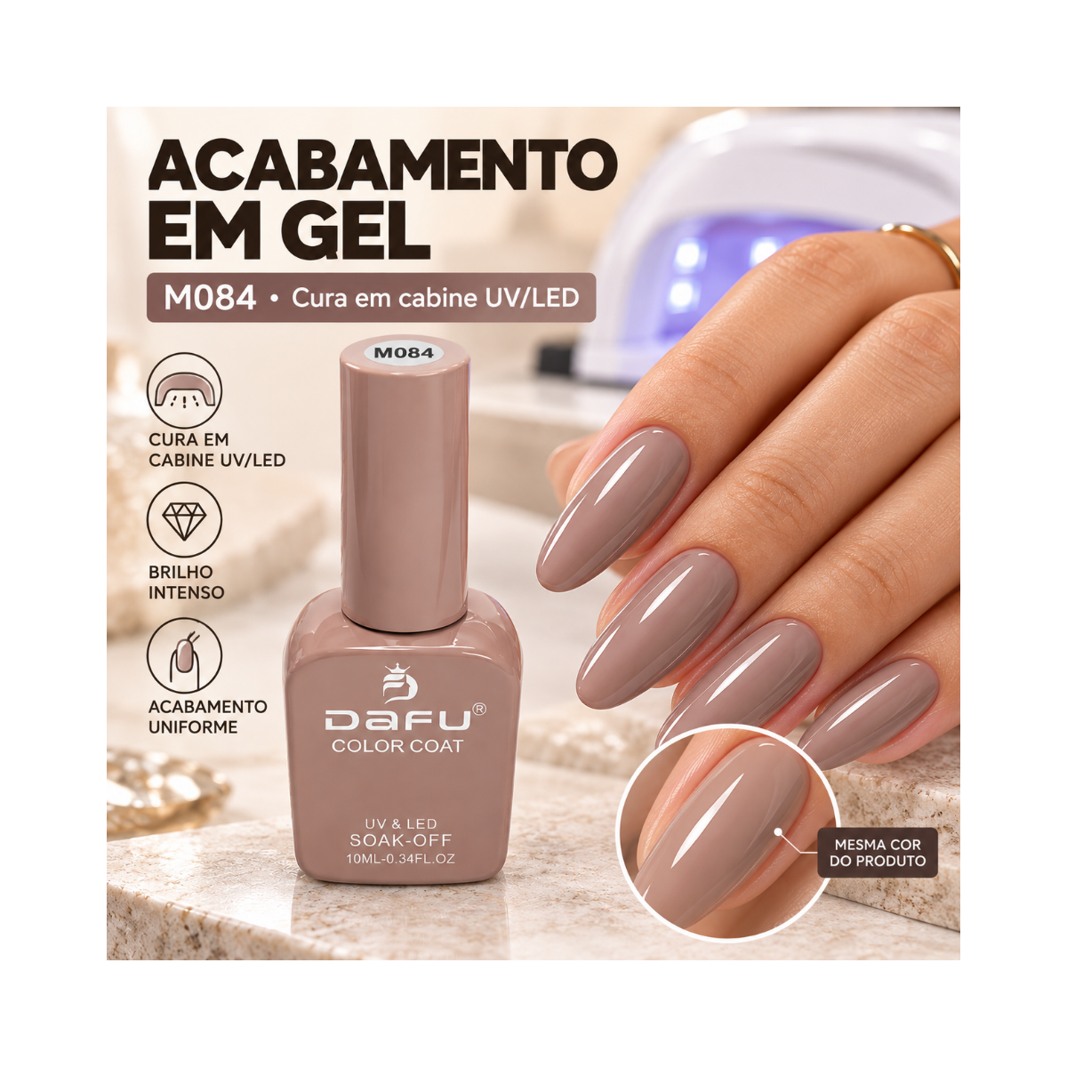 ESMALTE COLOR COAT M084 DAFU 10ML DF-EM98