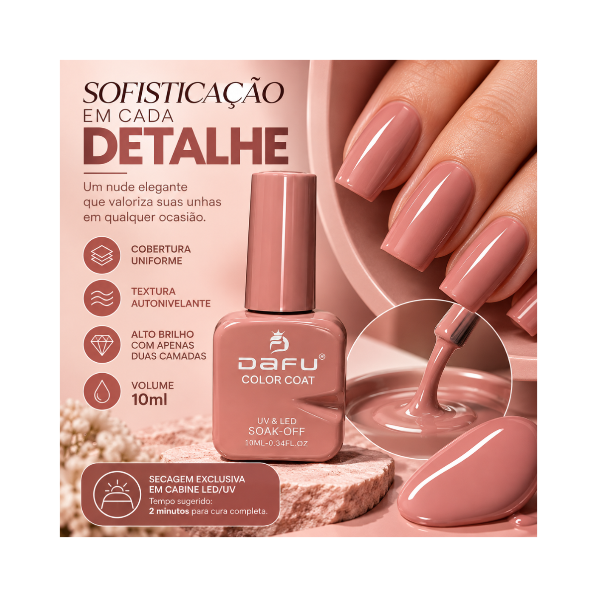 ESMALTE COLOR COAT M085 DAFU 10ML DF-EM98