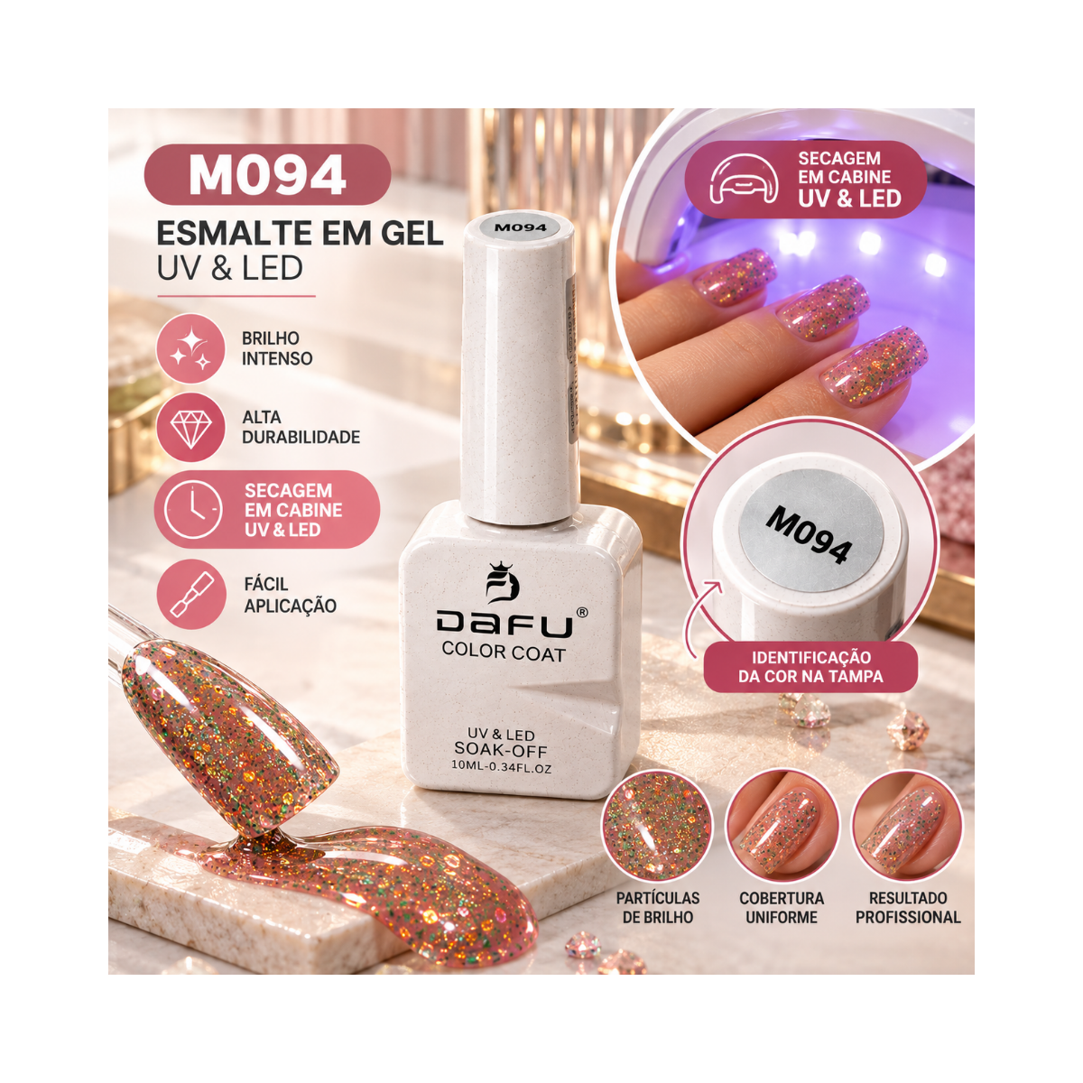 ESMALTE COLOR COAT M094 DAFU 10ML DF-EM98