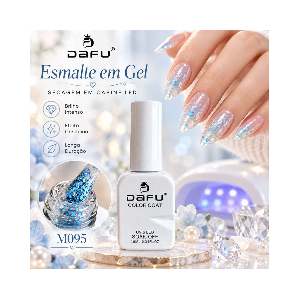 ESMALTE COLOR COAT M095 DAFU 10ML DF-EM98