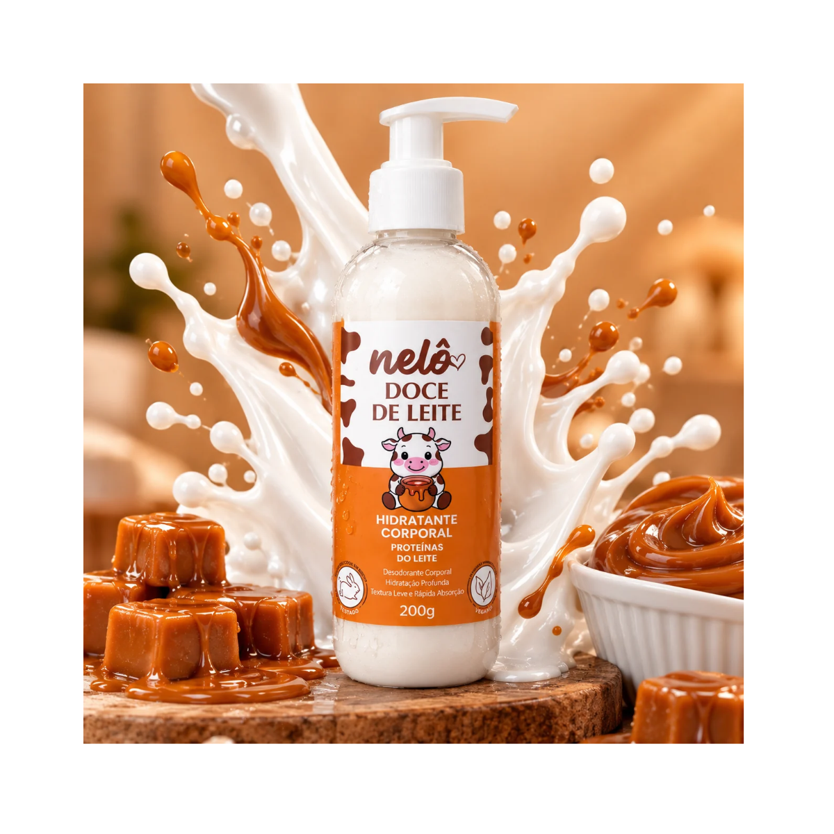 HIDRATANTE CORPORAL DOCE DE LEITE NELÔ 200G