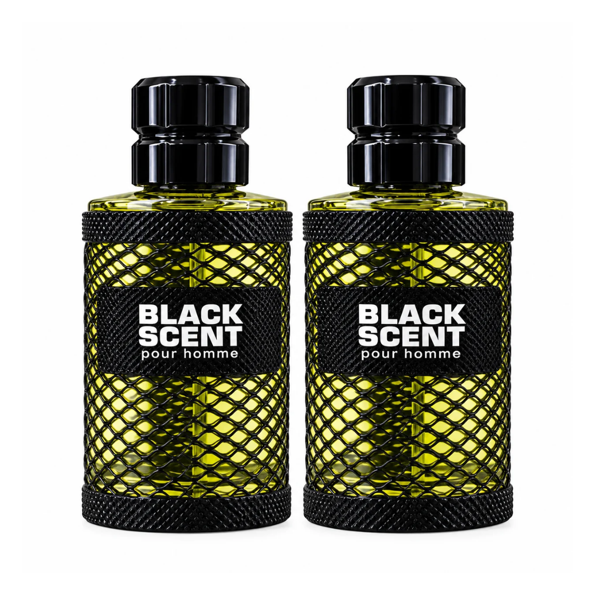I-SCENTS BLACK SCENT EDT MASCULINO 100ML - KIT COM 2 UNIDADES
