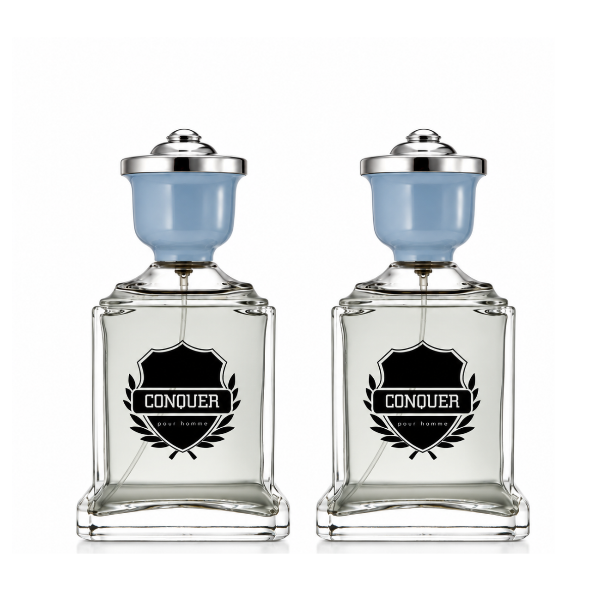 KIT 2 PERFUMES I-SCENTS EDT MASCULINO CONQUER 100ML