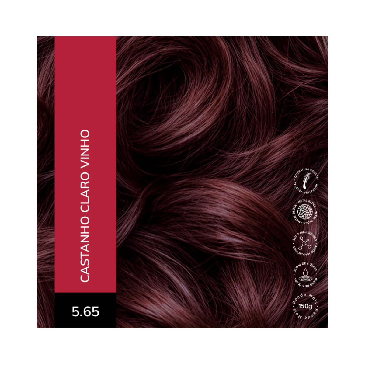 KIT ALTA MODA 2 COLORAÇÕES 5.65 VINHO ESCURO MARSALA