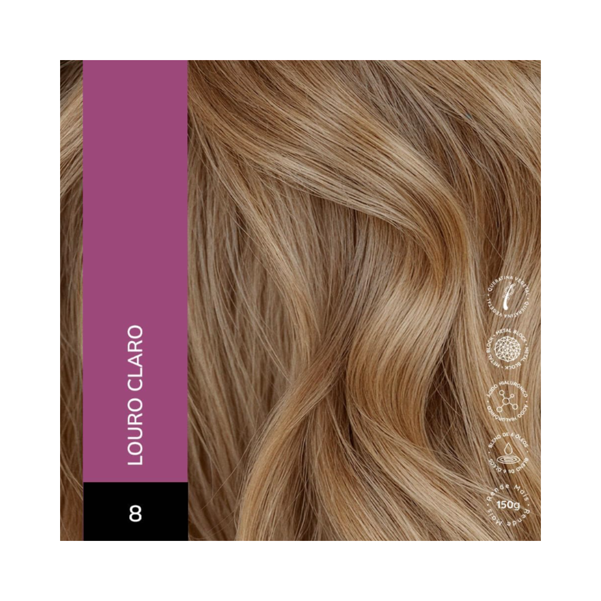 KIT ALTA MODA 2 COLORAÇÕES 8.0 LOURO CLARO + ÓLEO DE ARGAN MARROCOS