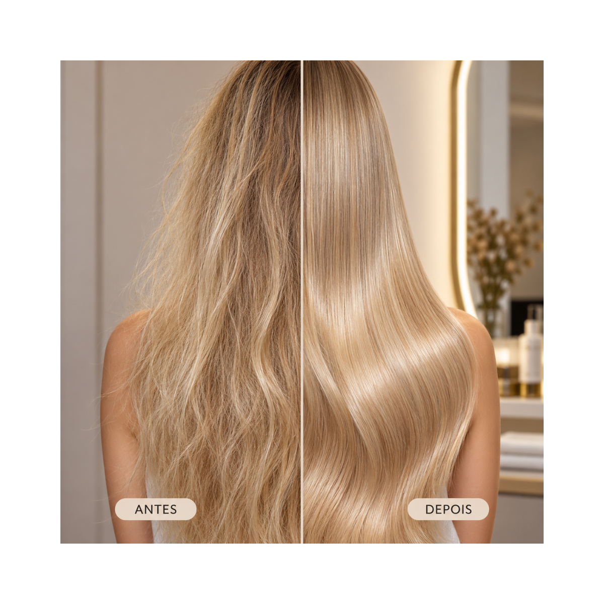  KIT AMEND MASC BLONDE CARE 250GR + REPARADOR GOLD BLACK 30ML