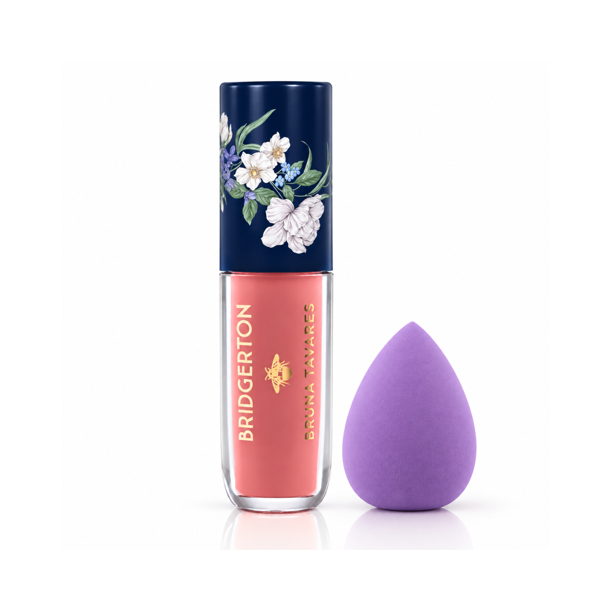 KIT BRUNA TAVARES BRIDGERTON BLUSH LÍQUIDO SECRET + ESPONJA