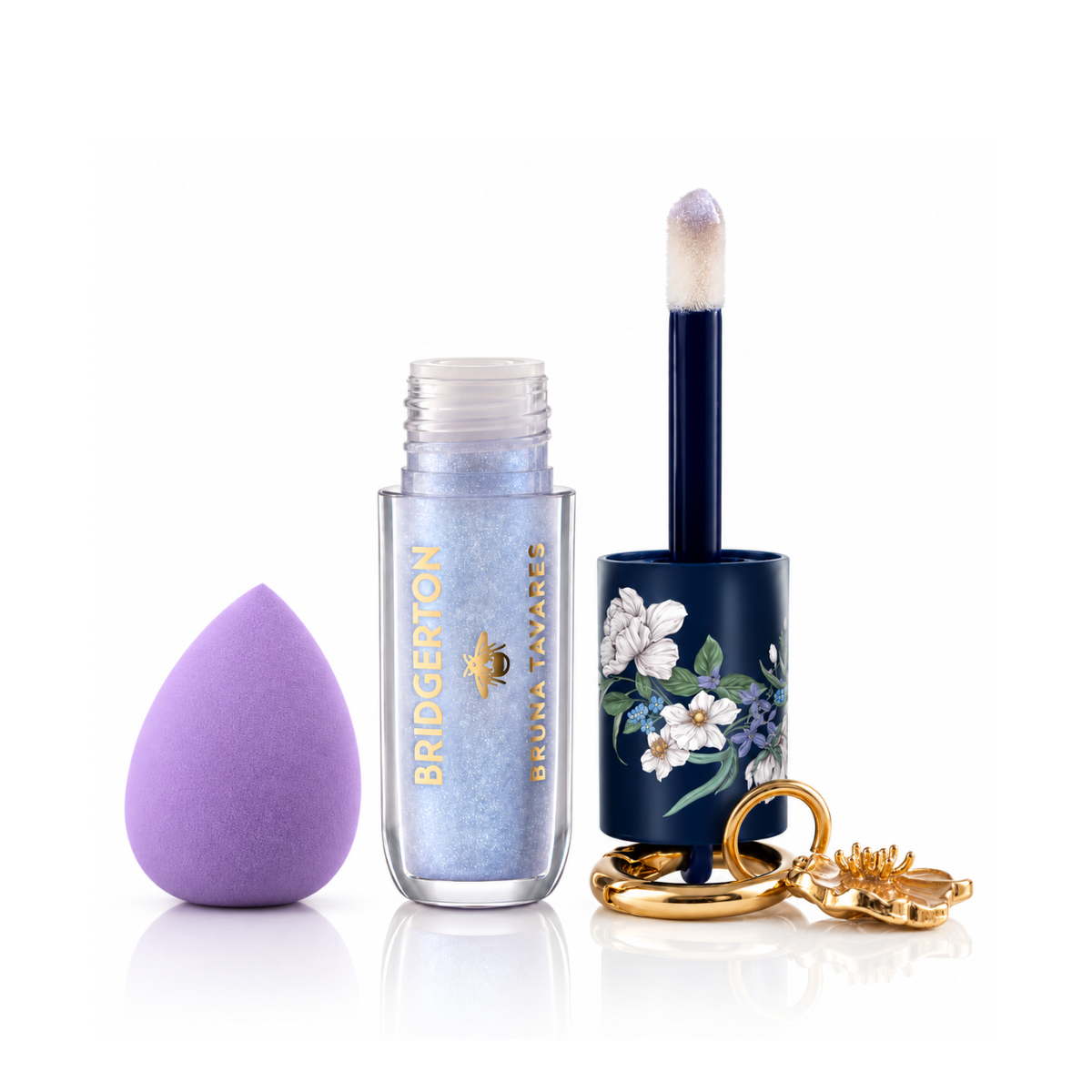 KIT BRUNA TAVARES BRIDGERTON GLOSS DIAMOND + ESPONJA