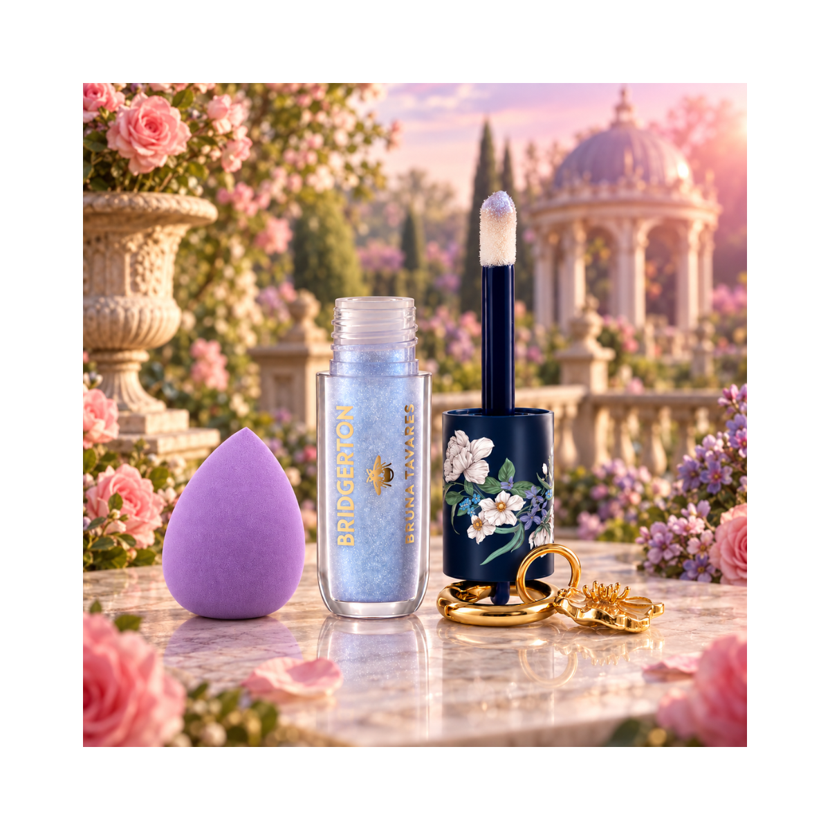 KIT BRUNA TAVARES BRIDGERTON GLOSS DIAMOND + ESPONJA