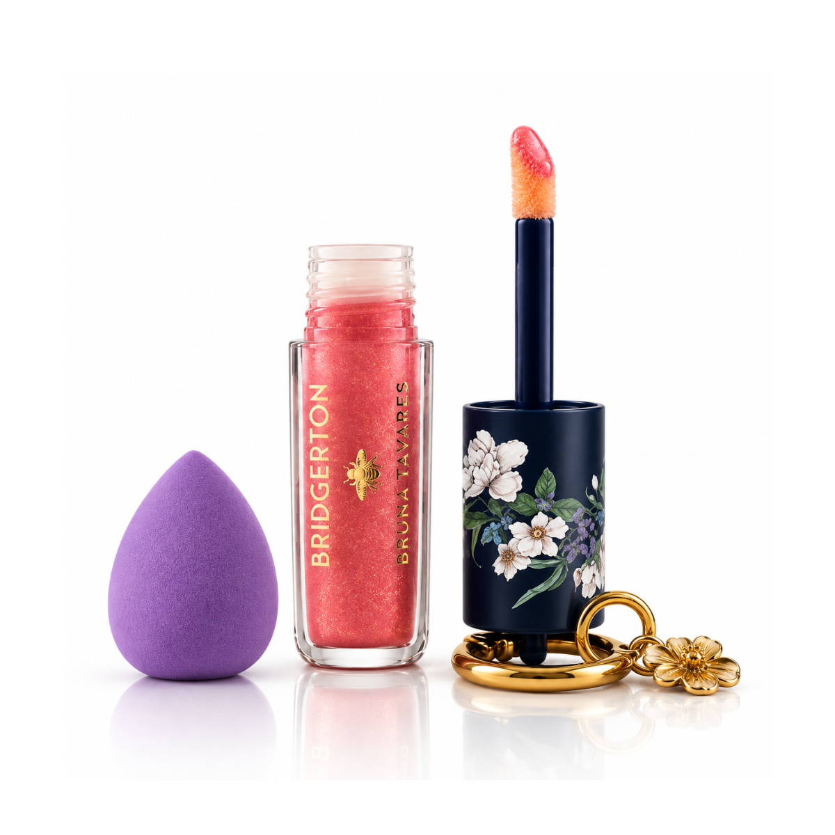 KIT BRUNA TAVARES BRIDGERTON GLOSS LABIAL LOVE + ESPONJA