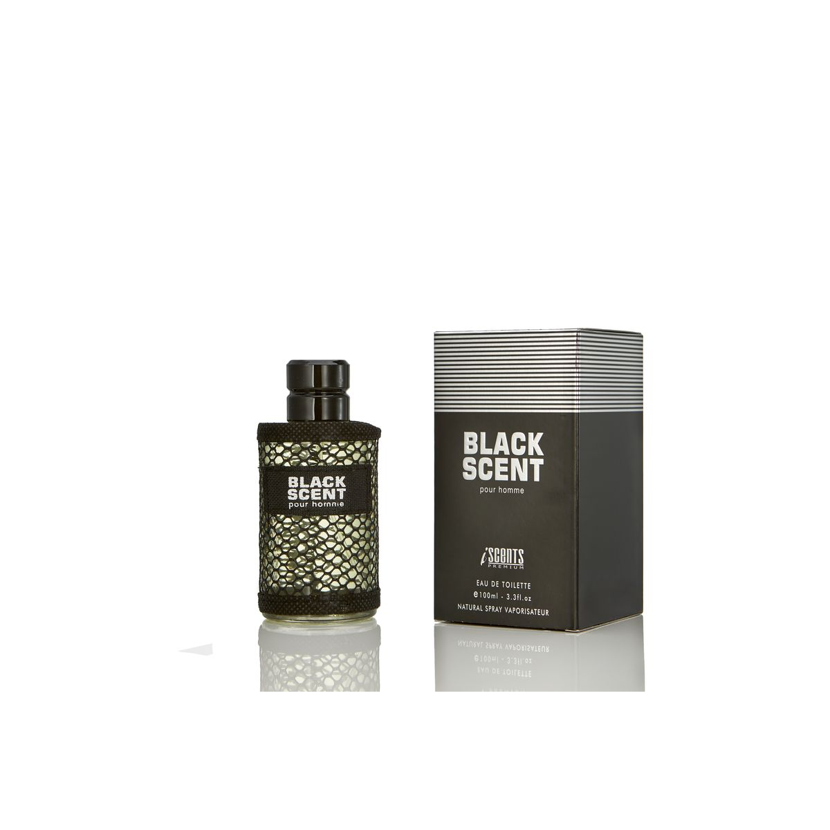 KIT I-SCENTS C/2 EAU BLACK SCENT MASCULINO 100ML 