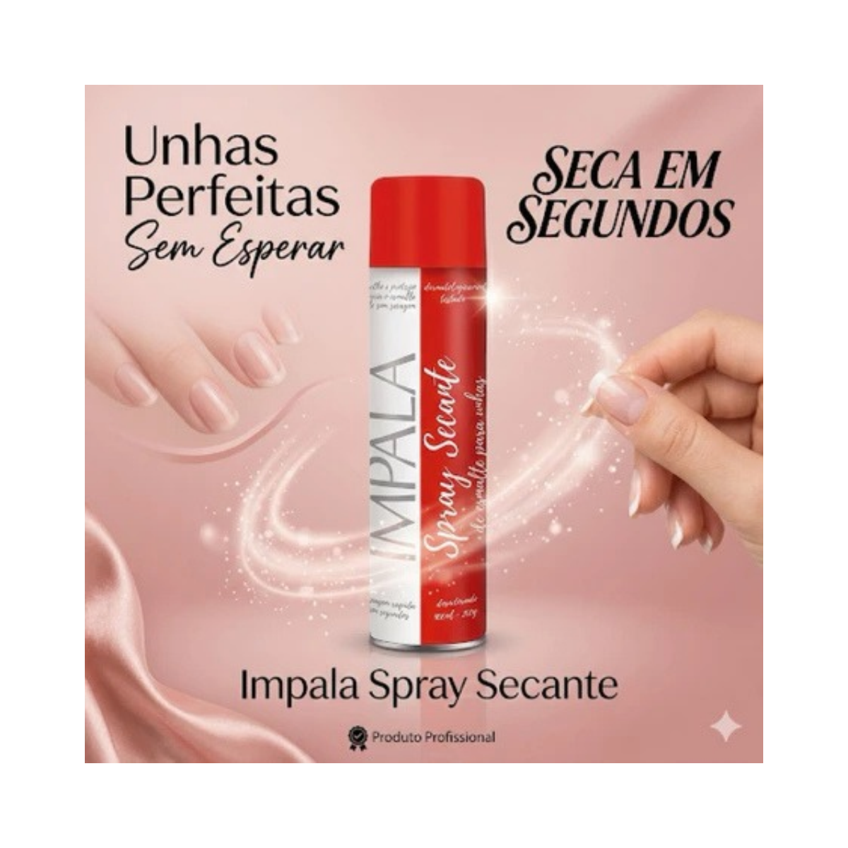 KIT IMPALA C/2 SPRAY SECANTE DE ESMALTE 400ML