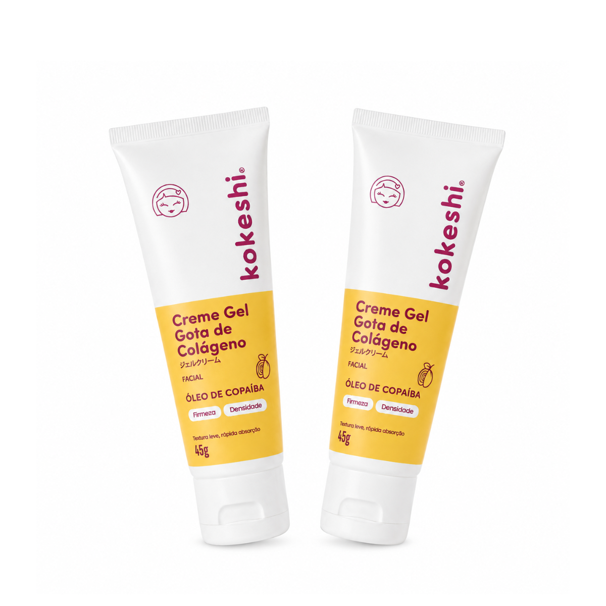 KIT KOKESHI 2 CREME GEL GOTA DE COLÁGENO
