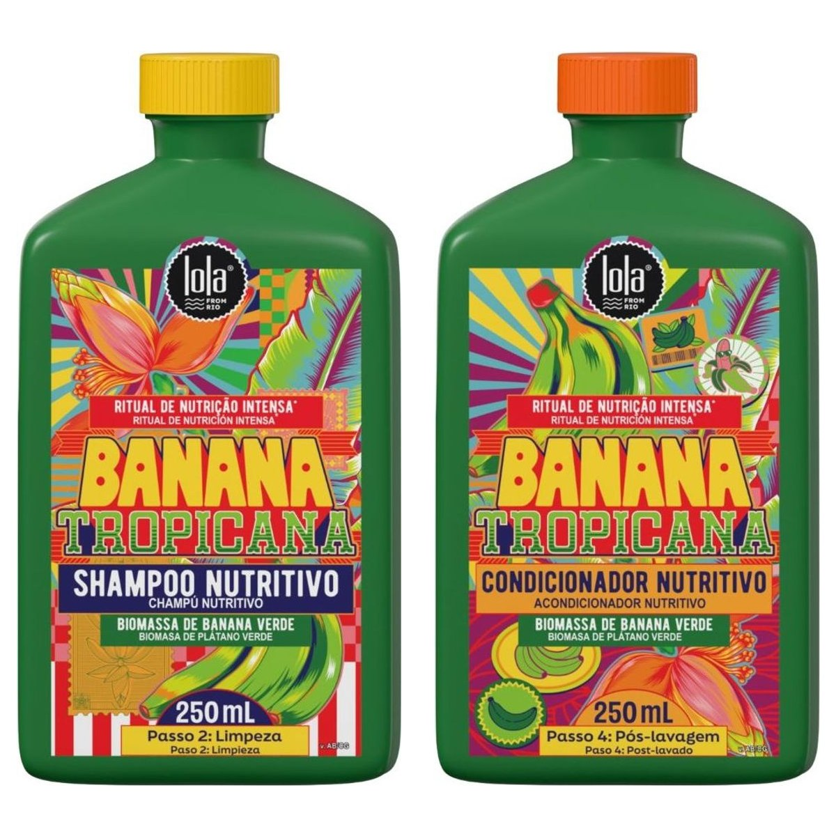 KIT LOLA BANANA TROPICANA SHAMPOO 250ML + CONDICIONADOR 250G