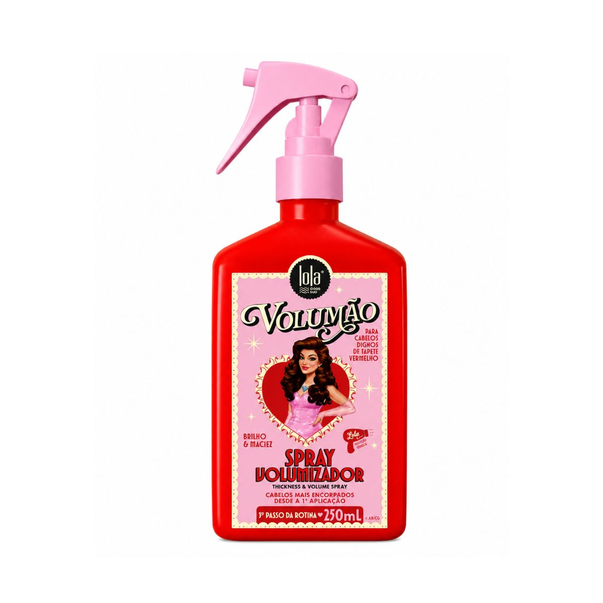 KIT LOLA VOLUMÃO SHAMPOO 250ML + MÁSCARA 450G + SPRAY 250ML