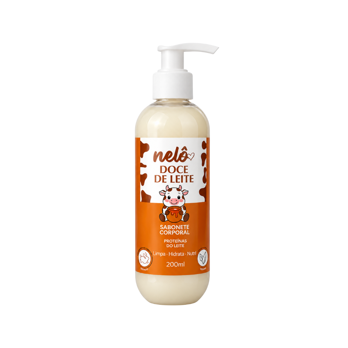 KIT NELÔ DOCE DE LEITE HIDRATANTE 200G + SABONETE 200ML + ESFOLIANTE 200G