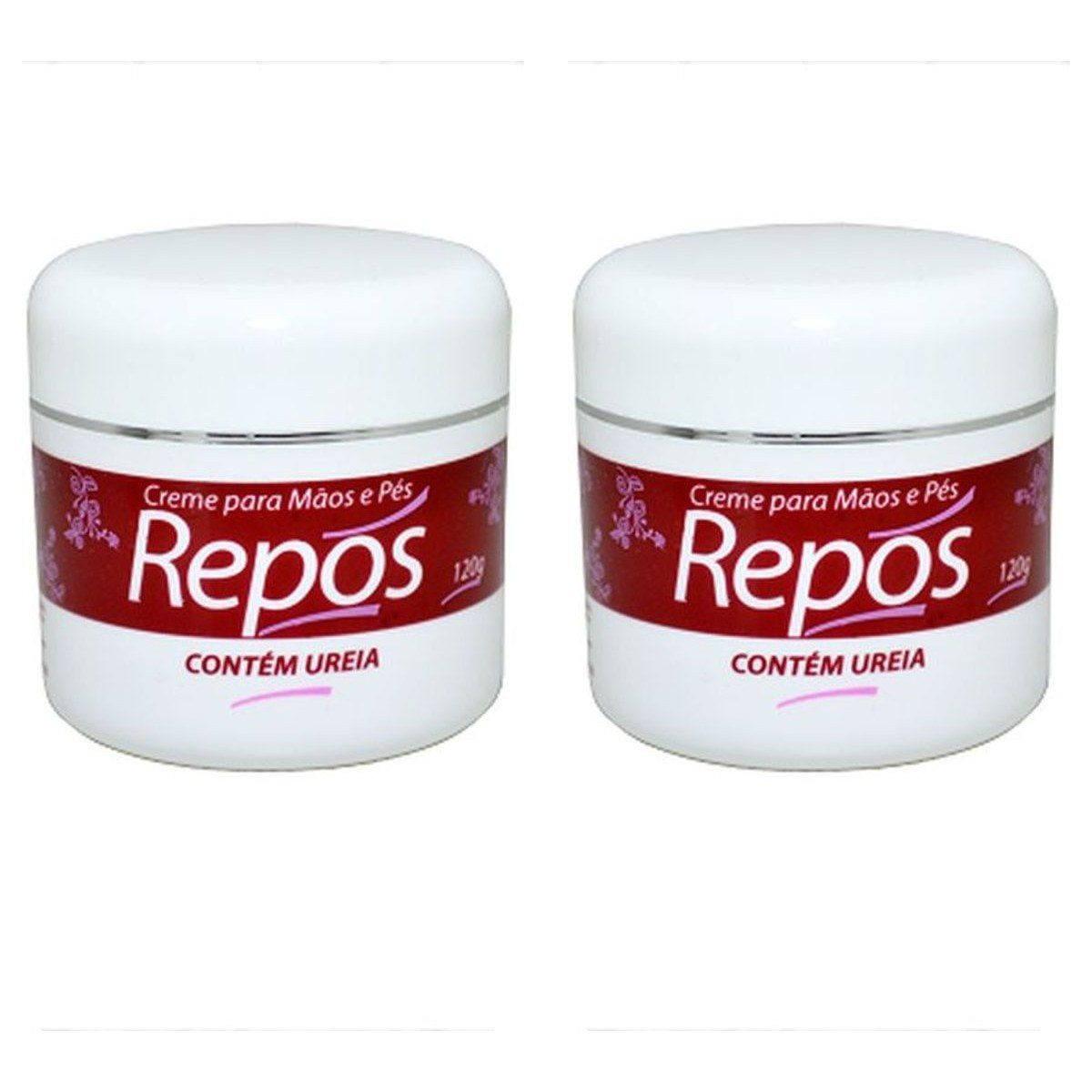KIT REPOS 2 CREMES PARA MÃOS E PÉS COM UREIA 120G